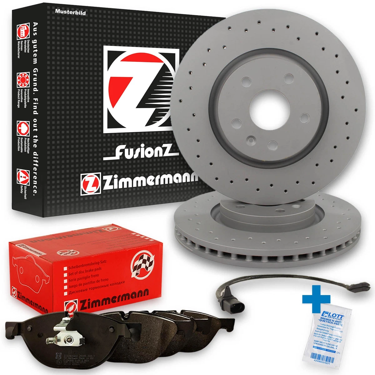 Otto-Zimmermann гальма та колодки для MERCEDES-BENZ GLK-CLAS